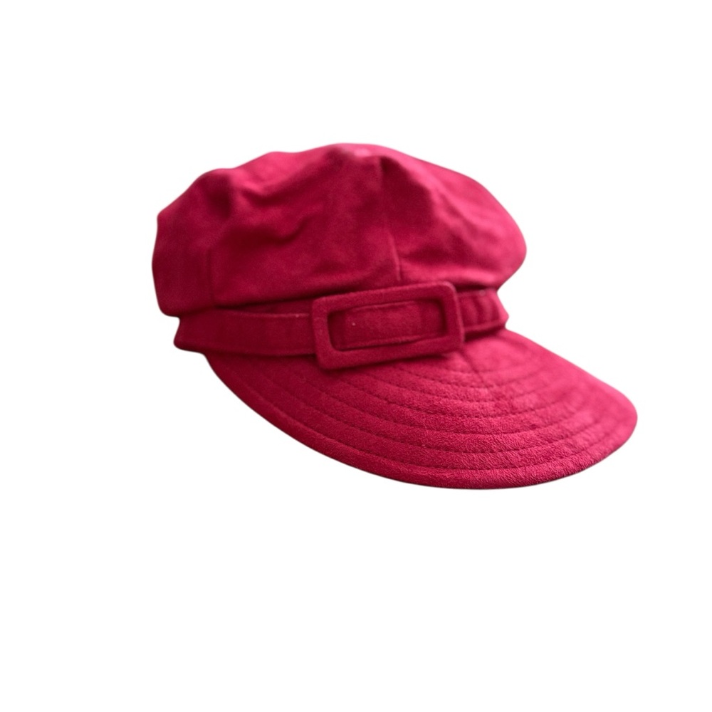 London Fog Red Women's Newsboy Hat O/S